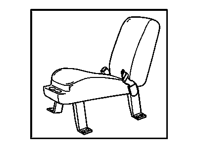 GM 88942276 Seat Asm - Front Center *Neutral