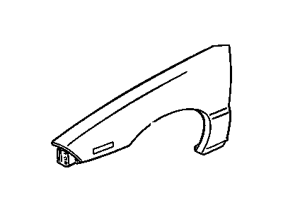GM 22637104 Fender Assembly,Front, Right