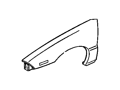 GM 22637105 Fender Assembly,Front, Left