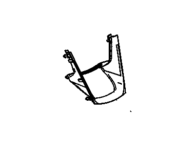 GM 20909123 Cover,Steering Wheel Spoke Lower