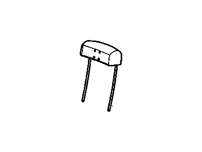 GM 15927503 Restraint Assembly, Rear Seat Head *Ebony
