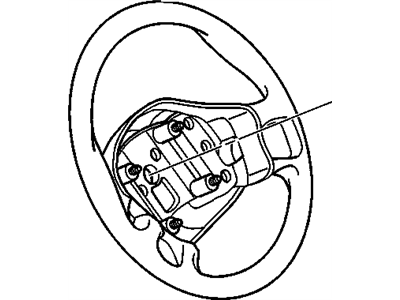 GM 22671778 Steering Wheel Assembly *Graphite