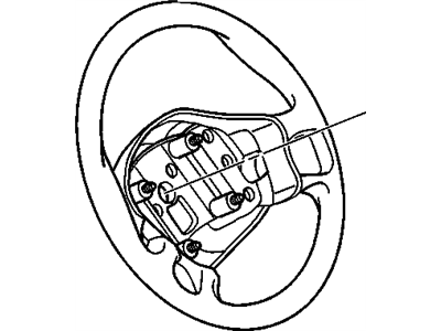 2004 Pontiac Sunfire Steering Wheel - 22713814