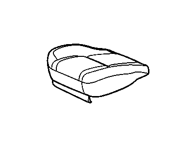 GM 25863656 Cover, Driver Seat Cushion *Ebony