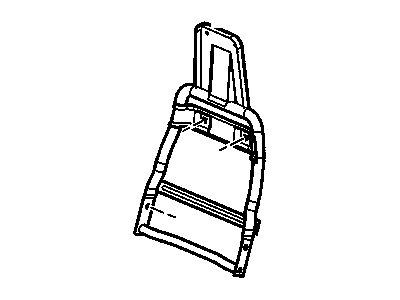 GM 19127844 Frame,Passenger Seat Back Cushion