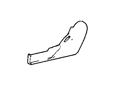 GM 88993986 Cover,Passenger Seat Reclining Finish *Light Gray *Gray
