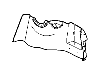 GM 25758466 Trim Assembly, Rear Compartment Side