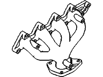 GM 96481526 Engine Exhaust Manifold Assembly