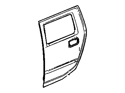 GM 15192373 Panel, Front Side Door Outer