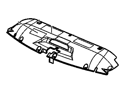 GM 15809933 Baffle,Radiator Air Upper