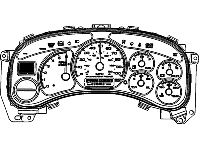 2001 Chevrolet Tahoe Speedometer - 15055364