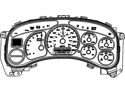 2002 GMC Yukon Speedometer - 15065280