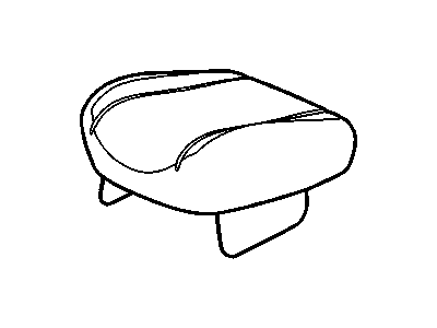 88979474 GM Cover,Driver Seat Cushion *Pewter Illustration 1 of 1