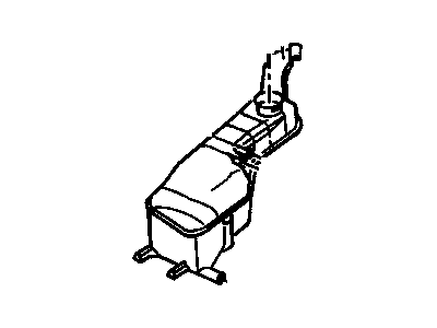 1994 Oldsmobile Achieva Coolant Reservoir - 22639946