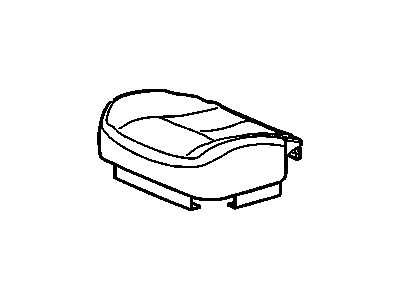 19258101 GM Cover,Driver Seat Cushion *Pewter Illustration 1 of 1