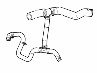 2017 Chevrolet Camaro Radiator Hose - 84126758