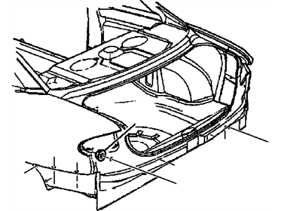 GM 25554228 NUT, Bumper/Fascia