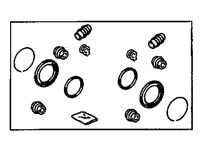 GM 19204656 Seal Kit,Rear Brake Caliper Piston
