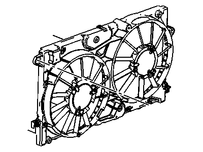 Buick Regal Fan Shroud - 20970655