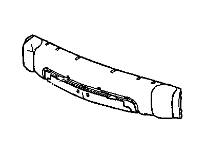 GM 15798573 Absorber, Front Bumper Fascia Energy
