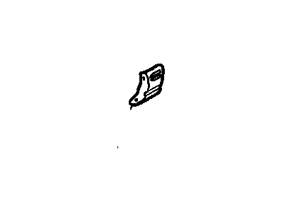 GM 88891273 Molding Kit,Front Fender Lower Rear (LH)