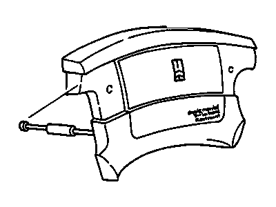 GM 17989584 Airbag,Steering Wheel