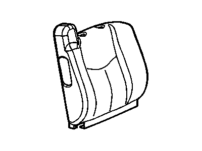 GM 88976967 Cover,Passenger Seat Back Cushion *Neutral