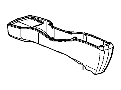 GM 22682221 Console Assembly, Front Floor Lower *Neutral