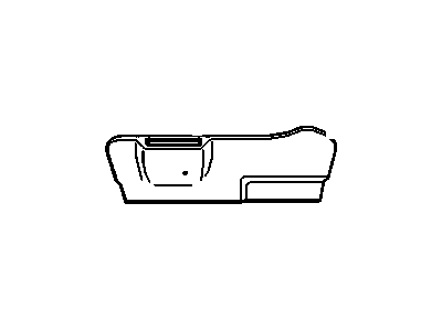 GM 16794332 PANEL, Front Seat Cushion Side