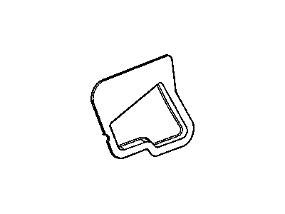 GM 10263411 Deflector, Front Side Door Water