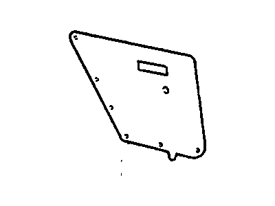 GM 25628416 DEFLECTOR, Door Inner Panel