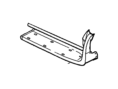 GM 15052972 Extension Assembly, Asst Step Front *Pewter