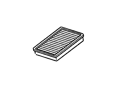88915341 GM Air Cleaner Element Assembly Illustration 1 of 1