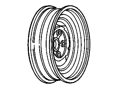 GMC Syclone Spare Wheel - 9591711