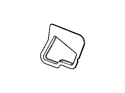 GM 10263412 Deflector, Front Side Door Water