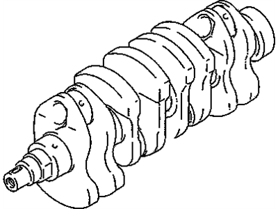 1998 Chevrolet Tracker Crankshaft - 91177510