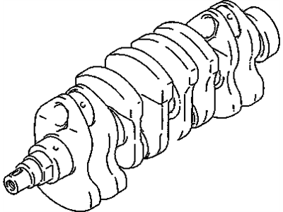 1995 Pontiac Sunrunner Crankshaft - 91177510