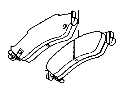 GMC C3500 Brake Pad - 19151576