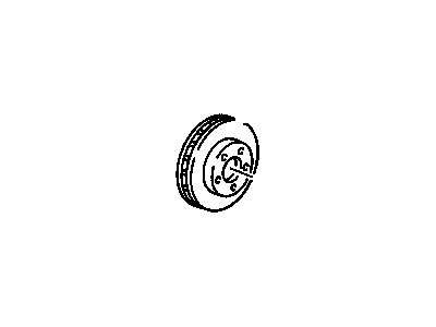 GM 19241879 Rotor Asm,Front Brake