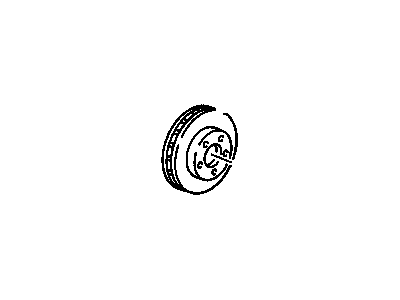 Cadillac DTS Brake Disc - 25676076