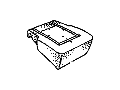 1998 Oldsmobile Silhouette Seat Cushion Pad - 12369037