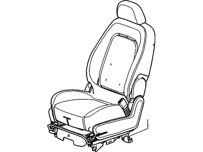 GM 25976488 SEAT, Front/Rear
