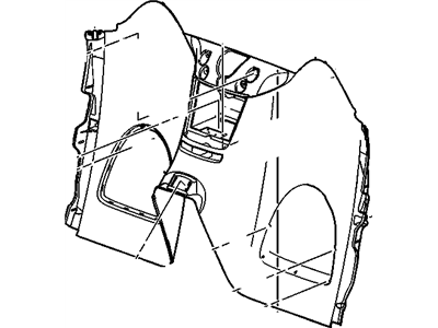 GM 25823473 Trim Assembly, Rear Window Panel *Gray L