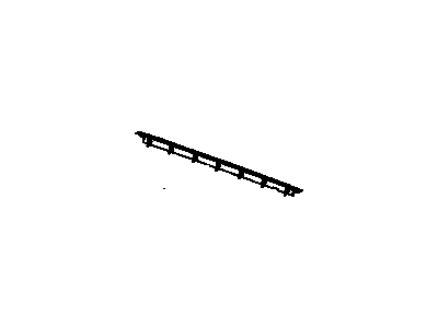 GM 25778963 Sealing Strip Assembly, Rear Side Door Window Outer