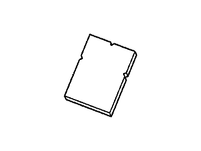 GM 16717361 BARRIER, Rear Seat Back