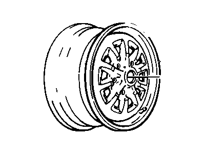 GM 10083535 Wheel Rim, 14X5.5