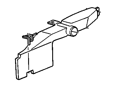 GM 25534067 Duct, Front Air Intake