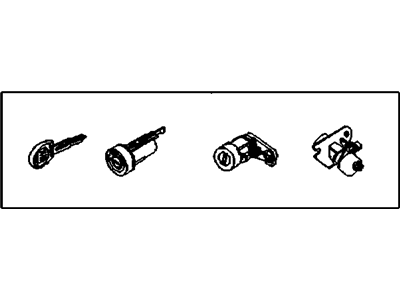 GM 96416141 Cylinder Unit,Lock