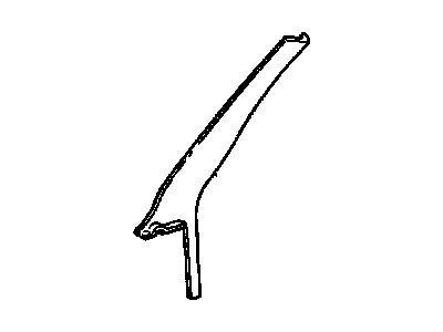 GM 15194154 Molding Assembly, Windshield Side Garnish *Pewter R