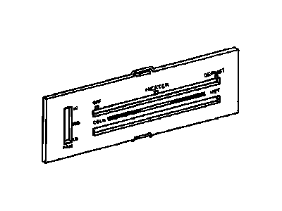 Chevrolet G20 A/C Switch - 1225040